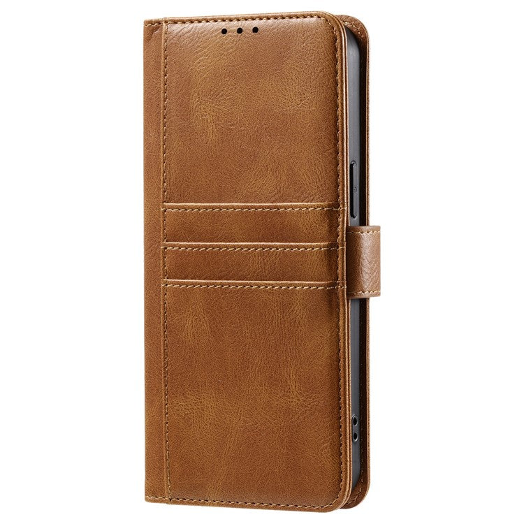 013 Style For Motorola Moto G85 5G / S50 Neo 5G Case PU Leather Anti-Fall Phone Cover with 6 Card Slots - Brown
