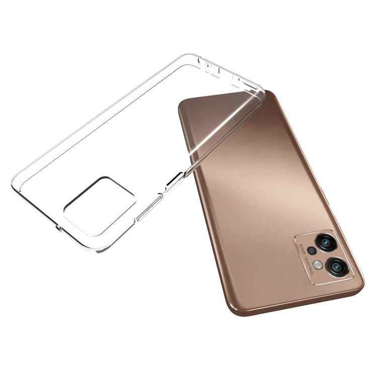 10Pcs / Pack For Motorola Moto G32 4G TPU Clear Phone Case Inner Watermark-Free Anti-scratch Protective Cover