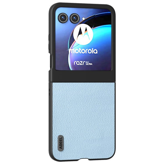 ABEEL For Motorola Razr 60 / Razr 50 5G Case Litchi Texture Non-Slip Phone Cover - Baby Blue