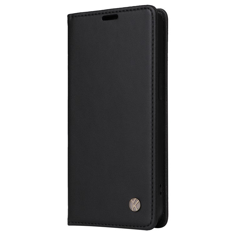 YIKATU YK-001 For Motorola Moto G85 5G / S50 Neo 5G Wallet Case Strong Magnetic Leather Phone Cover - Black