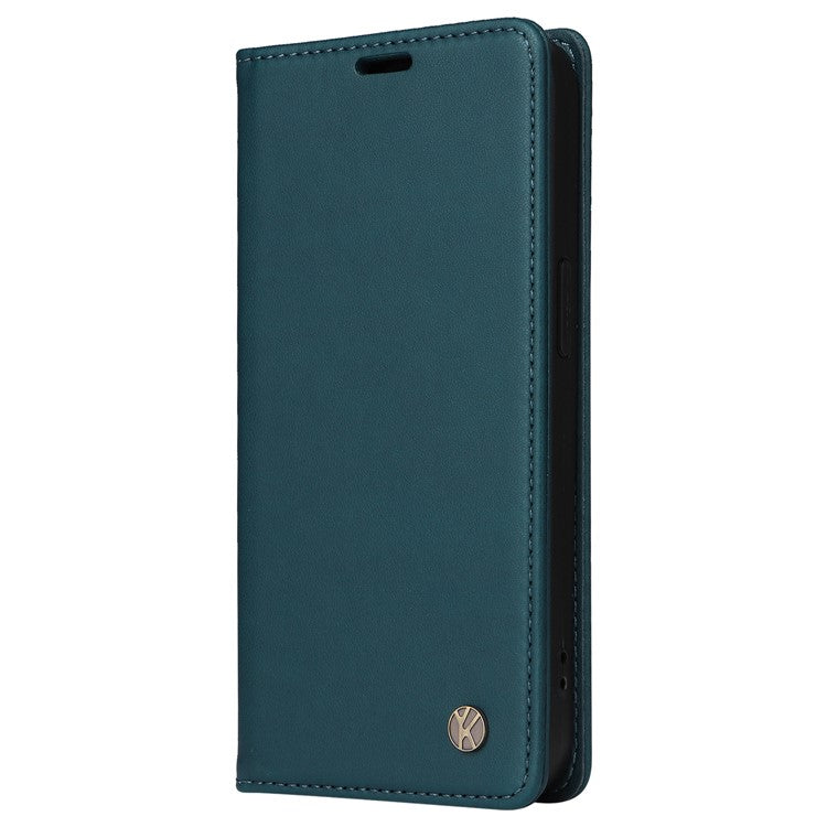 YIKATU YK-001 For Motorola Moto G85 5G / S50 Neo 5G Wallet Case Strong Magnetic Leather Phone Cover - Green