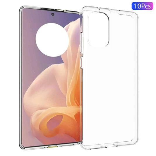 10Pcs / Pack For Motorola Moto G85 5G / S50 Neo 5G Case Clear TPU Phone Cover Anti-Watermark Design