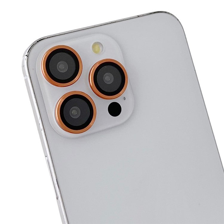WANLONFENG NKS Series For iPhone 14 Pro Max Acrylic Phone Case Kickstand Cover with Screen Film and Lens Film - Orange