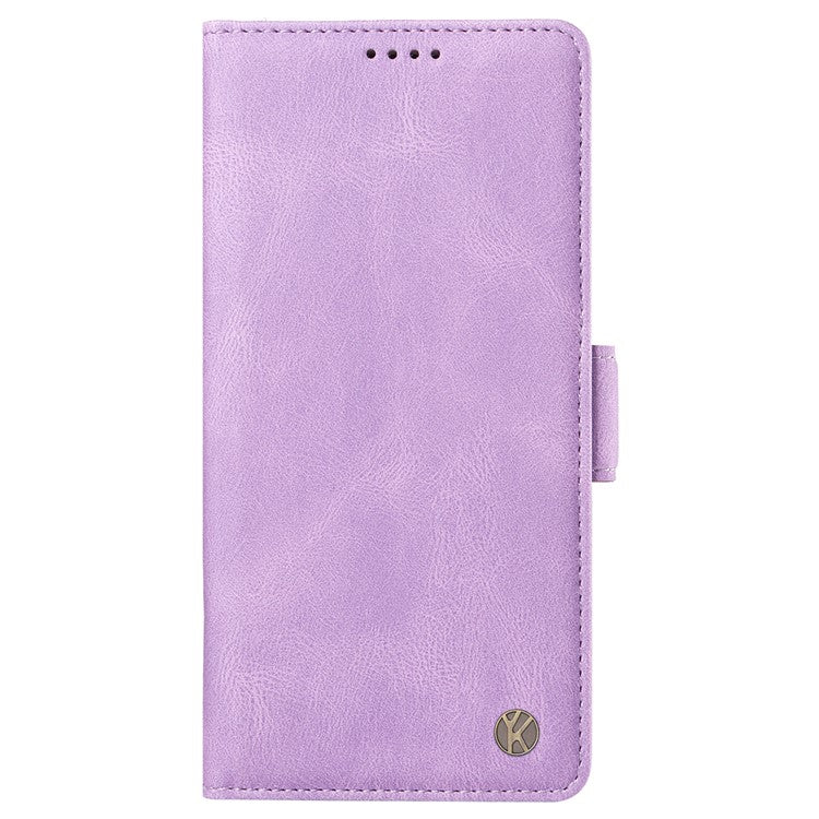 YIKATU YK-005 For Motorola Moto G85 5G / S50 Neo 5G Case Skin-Touch Leather Phone Cover - Purple