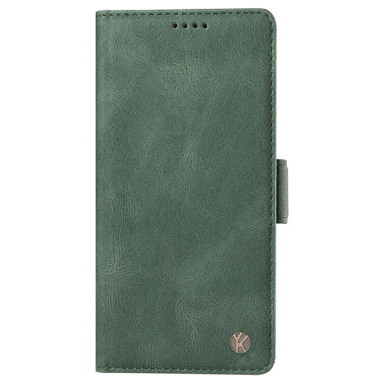 YIKATU YK-005 For Motorola Moto G85 5G / S50 Neo 5G Case Skin-Touch Leather Phone Cover - Green