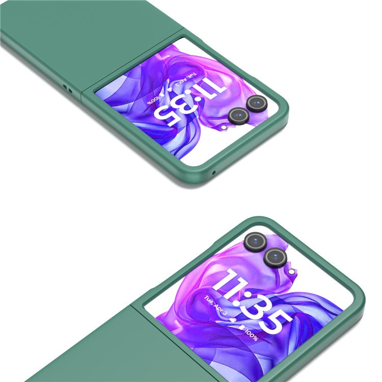 ABEEL For Motorola Razr 50 Ultra 5G Case Hard PC Phone Cover Skin-Friendly Touch Feeling - Dark Green