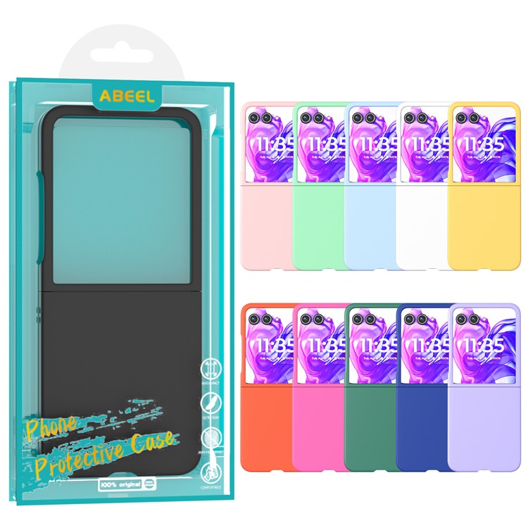 ABEEL For Motorola Razr 50 Ultra 5G Case Hard PC Phone Cover Skin-Friendly Touch Feeling - Dark Green