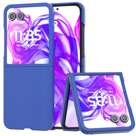 ABEEL For Motorola Razr 50 Ultra 5G Case Hard PC Phone Cover Skin-Friendly Touch Feeling - Dark Blue