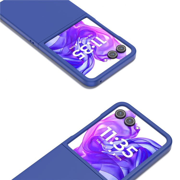ABEEL For Motorola Razr 50 Ultra 5G Case Hard PC Phone Cover Skin-Friendly Touch Feeling - Dark Blue