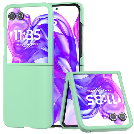 ABEEL For Motorola Razr 50 Ultra 5G Case Hard PC Phone Cover Skin-Friendly Touch Feeling - Light Green