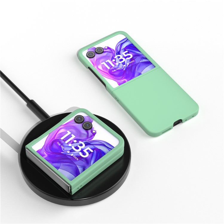 ABEEL For Motorola Razr 50 Ultra 5G Case Hard PC Phone Cover Skin-Friendly Touch Feeling - Light Green