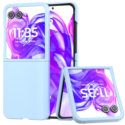 ABEEL For Motorola Razr 50 Ultra 5G Case Hard PC Phone Cover Skin-Friendly Touch Feeling - Baby Blue
