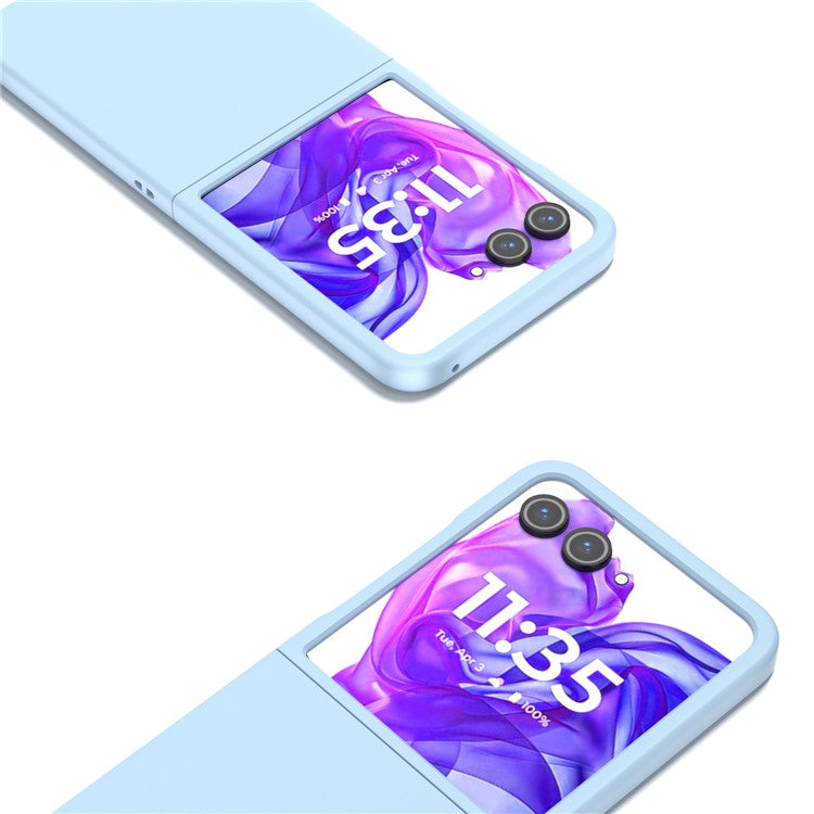 ABEEL For Motorola Razr 50 Ultra 5G Case Hard PC Phone Cover Skin-Friendly Touch Feeling - Baby Blue