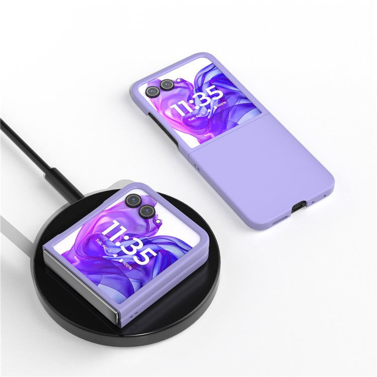 ABEEL For Motorola Razr 50 Ultra 5G Case Hard PC Phone Cover Skin-Friendly Touch Feeling - Purple