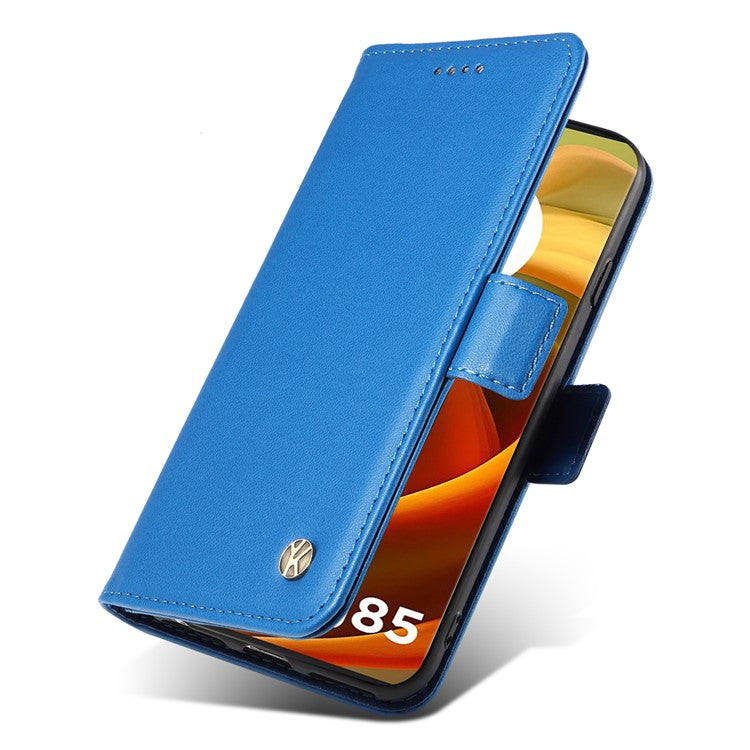 YIKATU YK-003 For Motorola Moto G85 5G / S50 Neo 5G Case PU Leather Phone Cover with Wallet Stand - Sky Blue