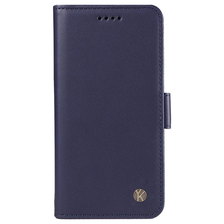 YIKATU YK-003 For Motorola Moto G85 5G / S50 Neo 5G Case PU Leather Phone Cover with Wallet Stand - Sapphire