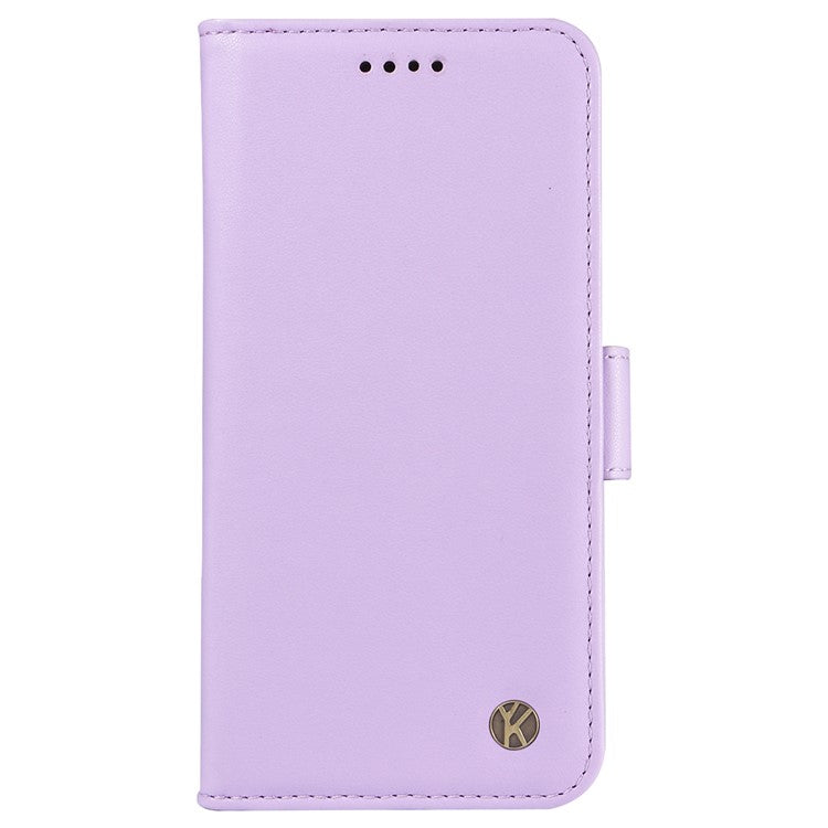 YIKATU YK-003 For Motorola Moto G85 5G / S50 Neo 5G Case PU Leather Phone Cover with Wallet Stand - Light Purple