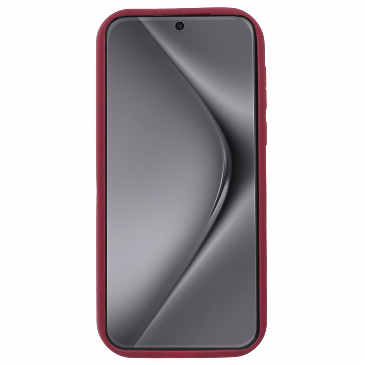 For Huawei Pura 70 Pro / Pura 70 Pro+ Case Precise Lens Cutout Thicken Anti-Drop Matte TPU Phone Cover - Red