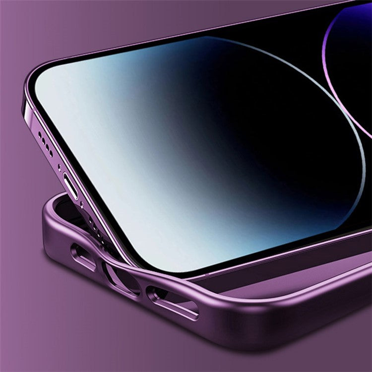 X-LEVEL For iPhone 14 Pro Max Case Magnetic Kickstand TPU+PC Phone Cover Metal Lens Frame - Black