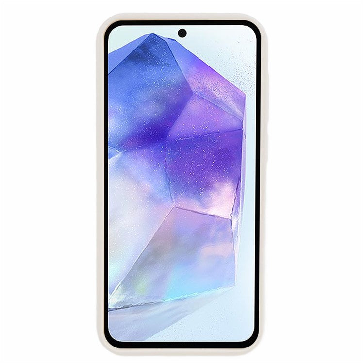 For Samsung Galaxy A25 5G (Global) (161.0 x 76.5 x 8.3mm) Case Shockproof TPU Phone Back Cover - Beige