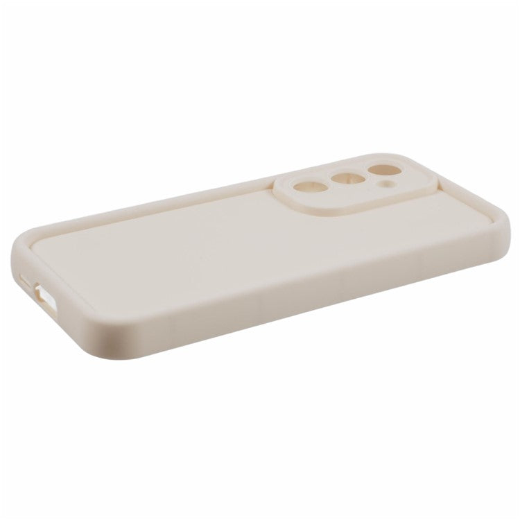 For Samsung Galaxy A25 5G (Global) (161.0 x 76.5 x 8.3mm) Case Shockproof TPU Phone Back Cover - Beige