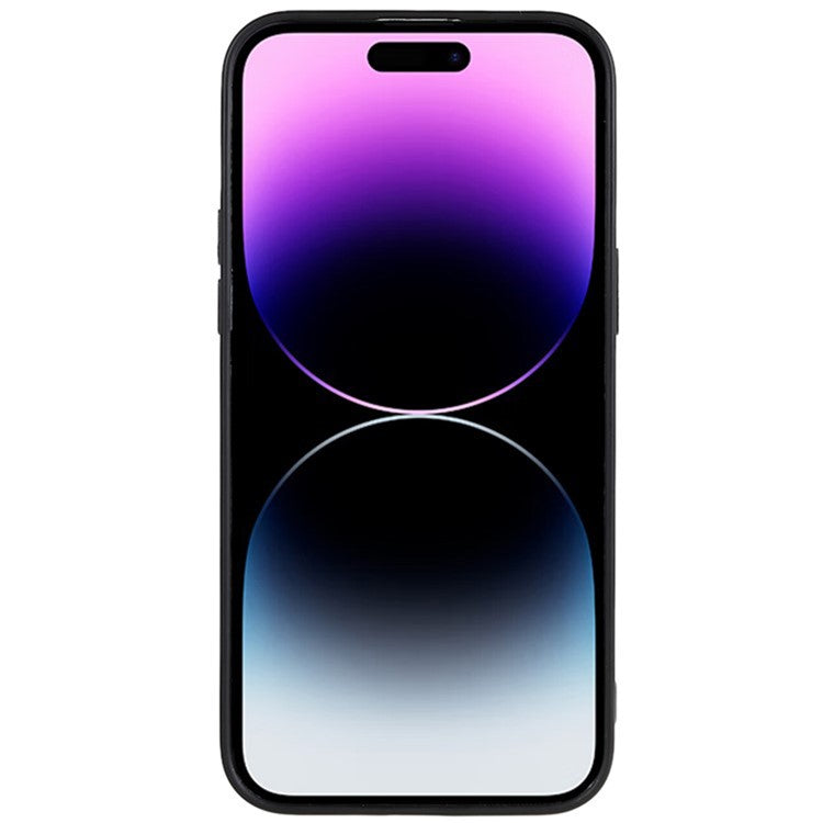 WANLONFENG MS Series for iPhone 14 Pro Max TPU Case with Tempered Glass Film (Big Lens Hole)