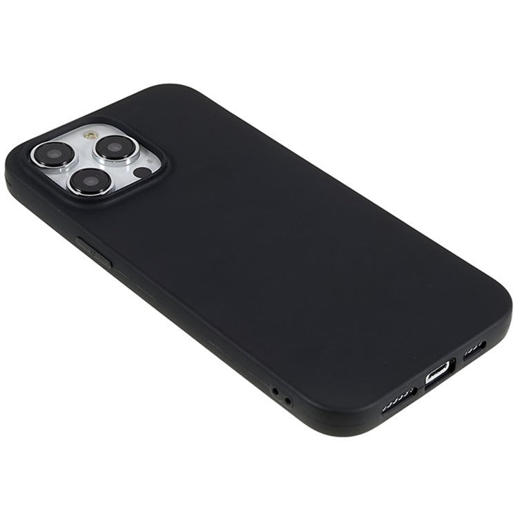 WANLONFENG MS Series for iPhone 14 Pro Max TPU Case with Tempered Glass Film (Big Lens Hole)