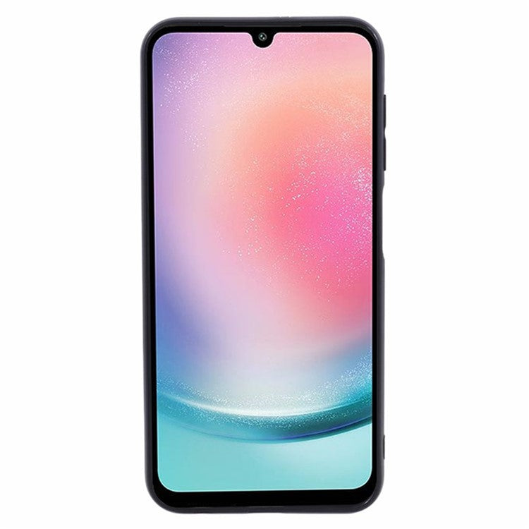 WANLONFENG MS Series for Samsung Galaxy A54 5G Case Matte TPU Phone Cover with Tempered Glass Screen Film