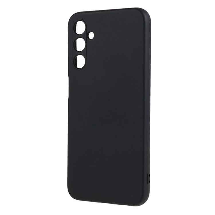 WANLONFENG RB2 Series for Samsung Galaxy A14 5G / 4G Case Anti-Scratch TPU Phone Cover with Screen Protector - Black