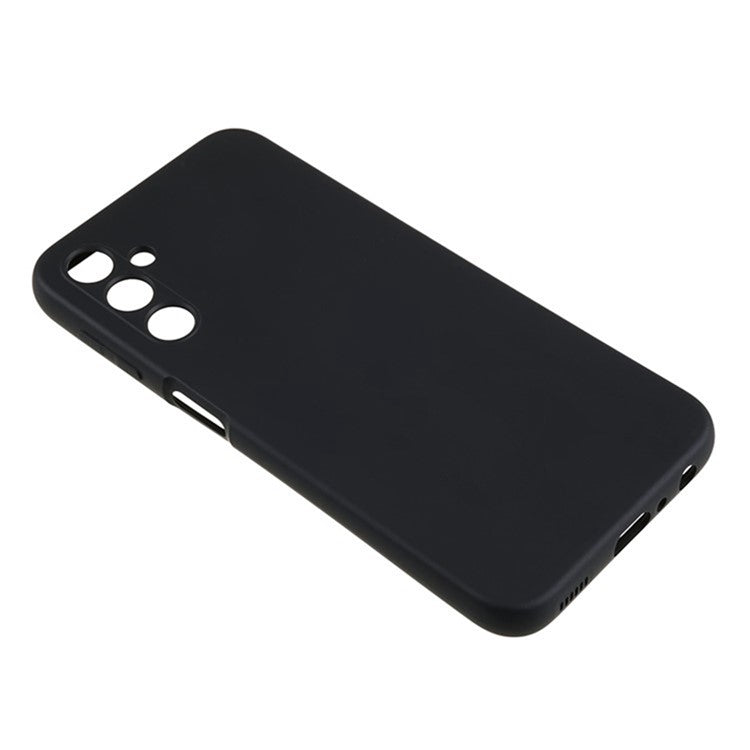 WANLONFENG RB2 Series for Samsung Galaxy A14 5G / 4G Case Anti-Scratch TPU Phone Cover with Screen Protector - Black
