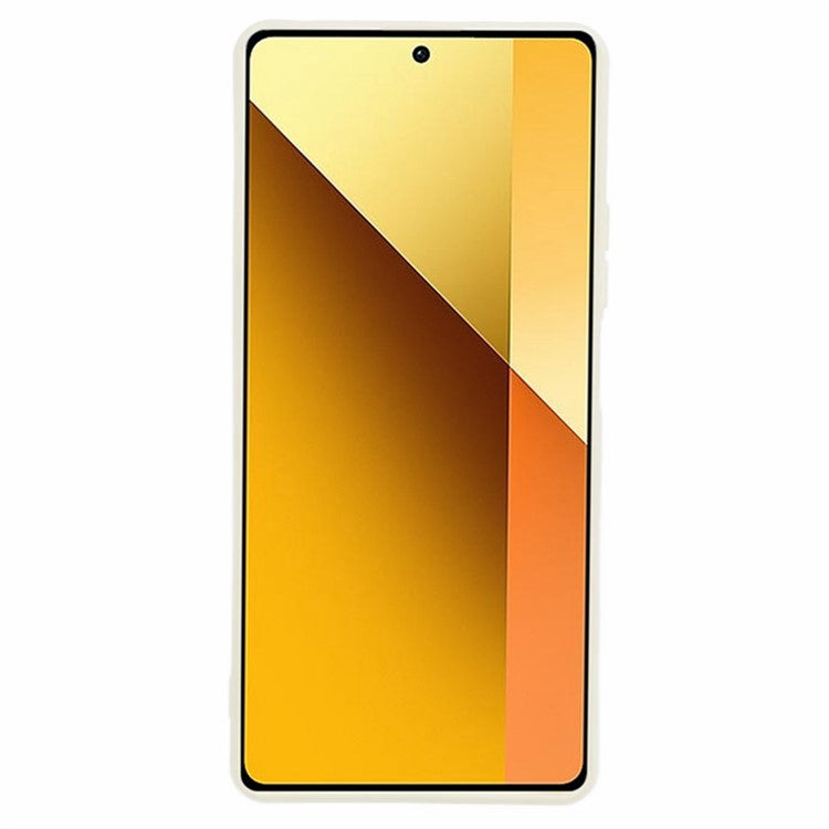 WANLONFENG RB2 Series for Xiaomi Redmi Note 13 5G TPU Case Precise Cutout Phone Cover with Screen Film - White