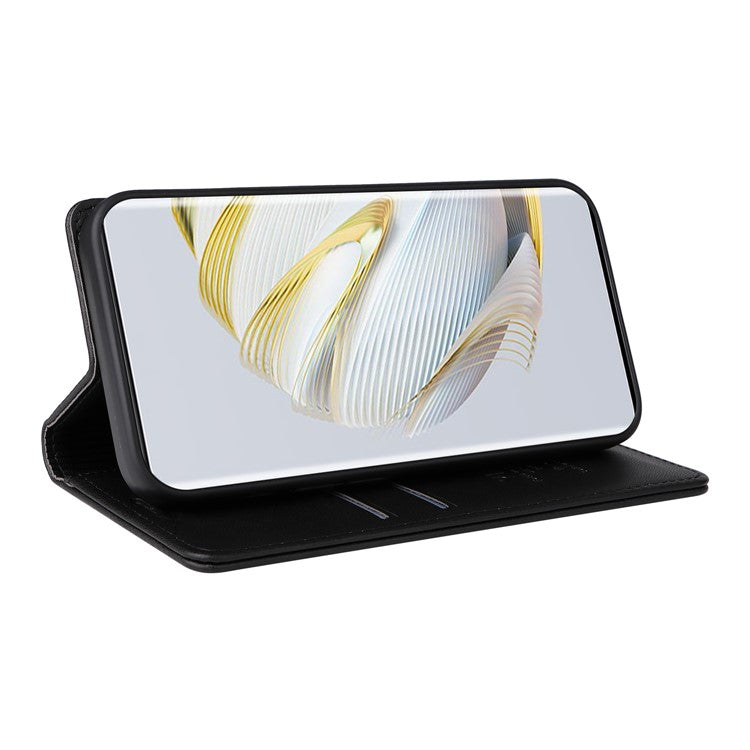 YIKATU YK-001 For Huawei Pura 70 Pro / Pura 70 Pro+ Case Wallet Flip Leather Phone Cover Hidden Magnetic - Black