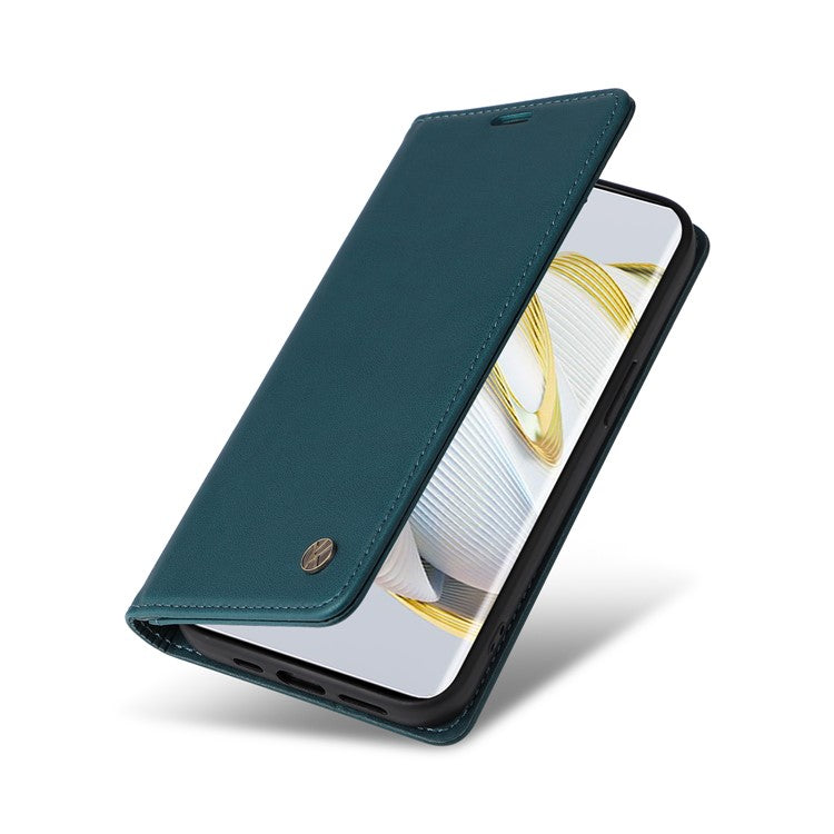 YIKATU YK-001 For Huawei Pura 70 Pro / Pura 70 Pro+ Case Wallet Flip Leather Phone Cover Hidden Magnetic - Green
