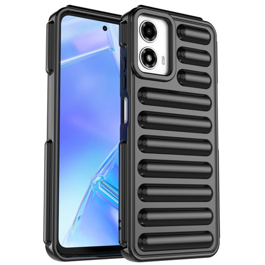 Capsule Series for Motorola Moto G45 5G / G34 5G Case TPU Anti-Drop Cell Phone Cover - Black