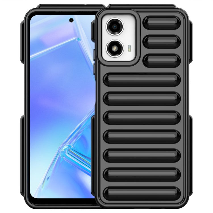 Capsule Series for Motorola Moto G45 5G / G34 5G Case TPU Anti-Drop Cell Phone Cover - Black
