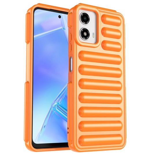 Capsule Series for Motorola Moto G45 5G / G34 5G Case TPU Anti-Drop Cell Phone Cover - Orange