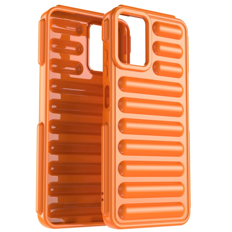 Capsule Series for Motorola Moto G45 5G / G34 5G Case TPU Anti-Drop Cell Phone Cover - Orange