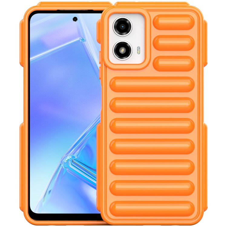 Capsule Series for Motorola Moto G45 5G / G34 5G Case TPU Anti-Drop Cell Phone Cover - Orange