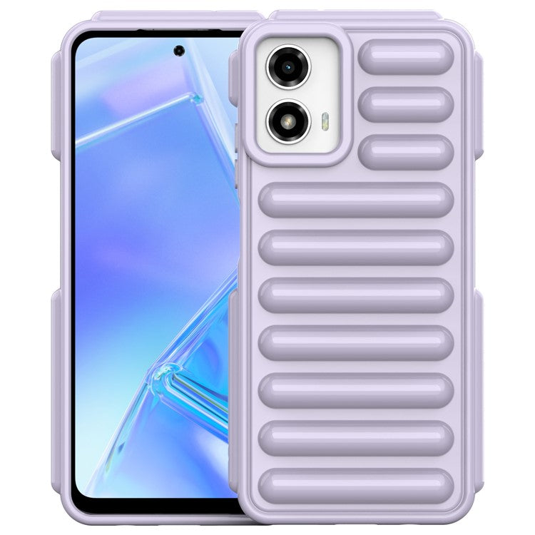 Capsule Series for Motorola Moto G45 5G / G34 5G Case TPU Anti-Drop Cell Phone Cover - Purple