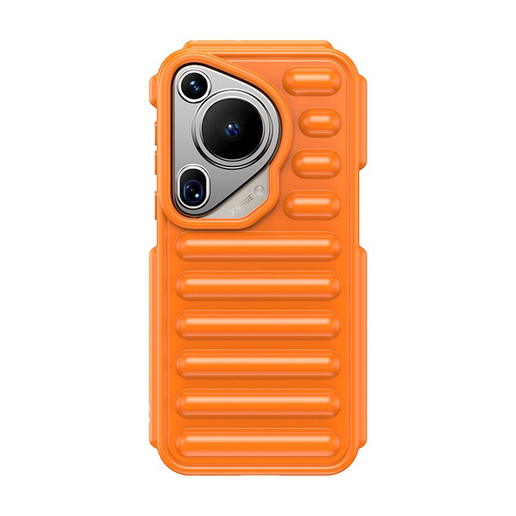 WANLONFENG LK Series for Huawei Pura 70 Ultra Case Capsule Rugged TPU Phone Cover with Screen Film - Orange