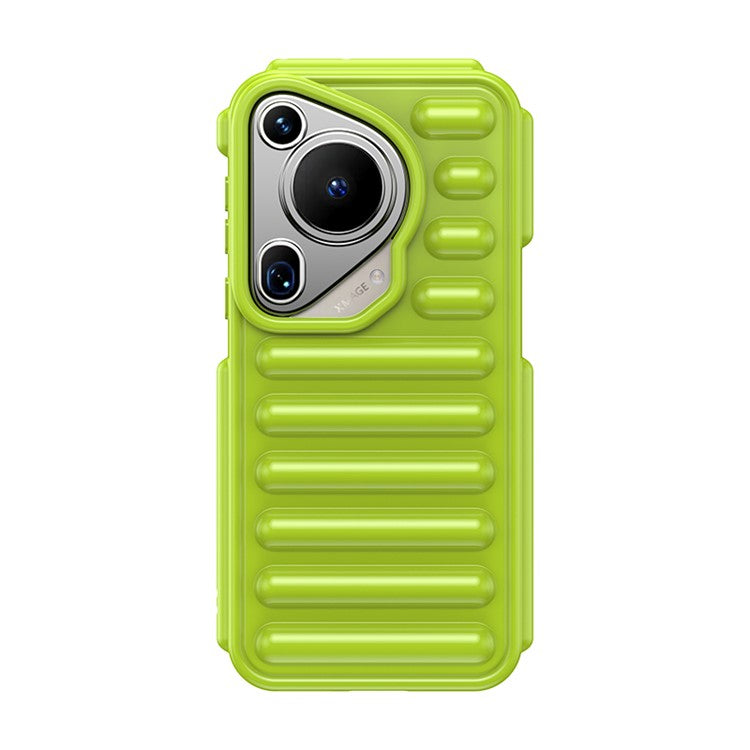 WANLONFENG LK Series for Huawei Pura 70 Ultra Case Capsule Rugged TPU Phone Cover with Screen Film - Green