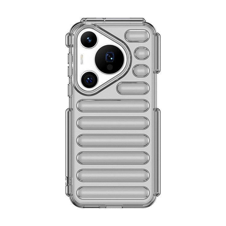 WANLONFENG LK Series for Huawei Pura 70 Pro / Pura 70 Pro+ Case Capsule Flexible TPU Shell with Screen Film - Transparent