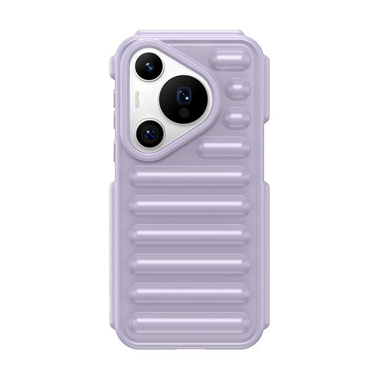 WANLONFENG LK Series for Huawei Pura 70 Pro / Pura 70 Pro+ Case Capsule Flexible TPU Shell with Screen Film - Purple