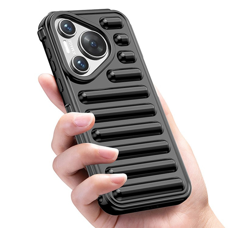 WANLONFENG LK Series for Huawei Pura 70 Case Capsule Anti-Drop TPU Phone Cover with Screen Film - Transparent