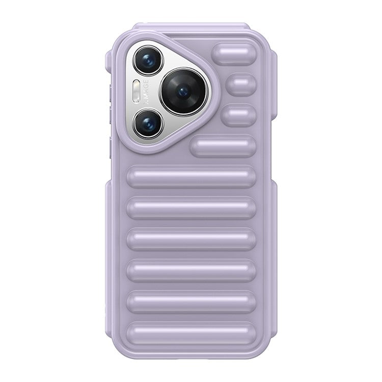 WANLONFENG LK Series for Huawei Pura 70 Case Capsule Anti-Drop TPU Phone Cover with Screen Film - Purple