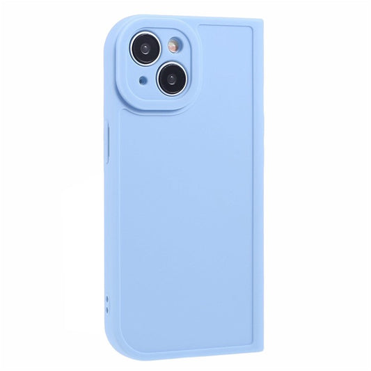 HRX Series for iPhone 14 Case Book-Shaped Design Matte TPU Phone Cover - Blue