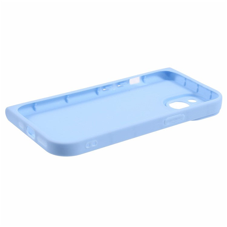 HRX Series for iPhone 14 Case Book-Shaped Design Matte TPU Phone Cover - Blue