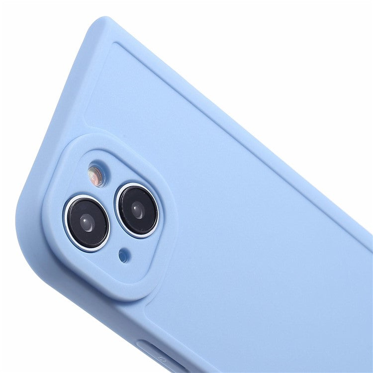 HRX Series for iPhone 14 Case Book-Shaped Design Matte TPU Phone Cover - Blue