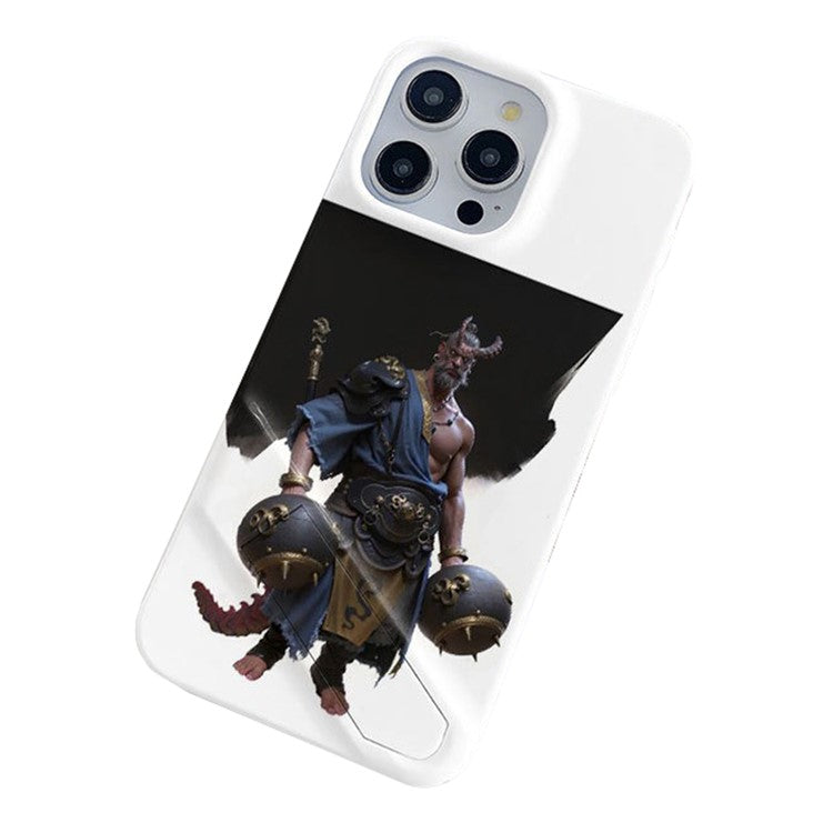 For iPhone 14 Pro Max Case Hidden Kickstand Wukong Game Hard PC Phone Cover - Style G