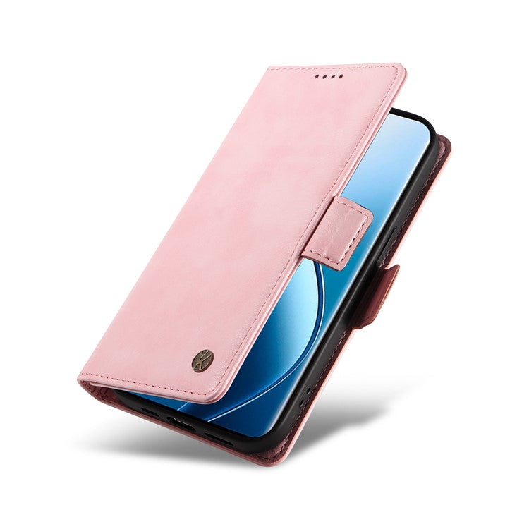 YIKATU YK-007 For Realme 13 Pro 5G (Global) / 13 Pro+ 5G (Global) / P1 Pro 5G / 12 Pro 5G / 12 Pro+ 5G Case Litchi Texture Leather Phone Cover - Pink